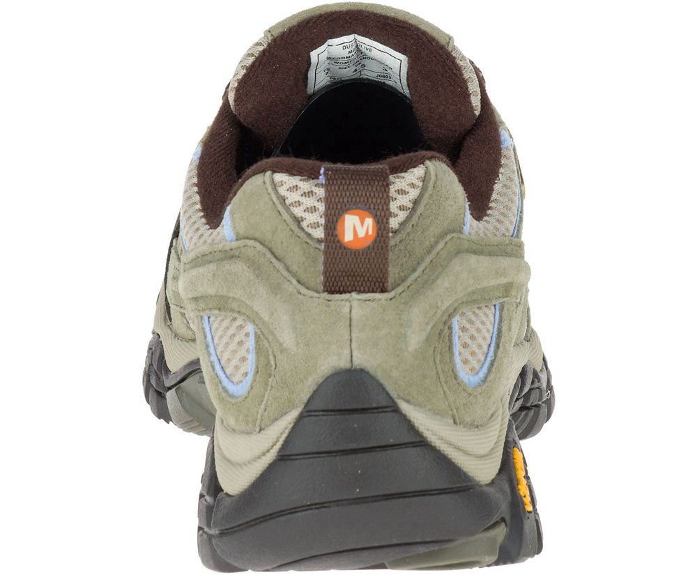 Merrell Hiking Shoes Olive - Moab 2 Waterproof - Womens 60DCYAGIU